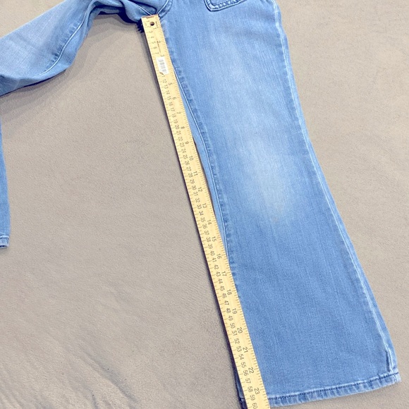 Cat & Jack Flare Super Stretch Heart Designed Pockets Girls Blue Jeans Size 10 ! - Picture 12 of 12